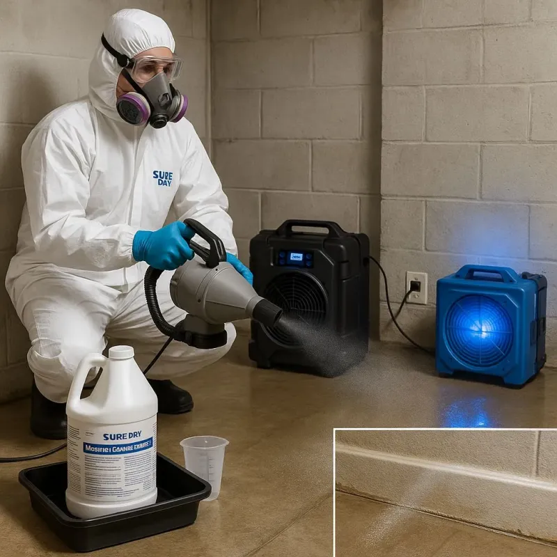 Sanitization and Odor Removal process in Circle Pines, MN