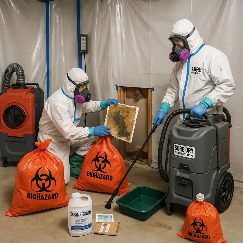 Contaminated Water Handling Protocols process in Circle Pines, MN