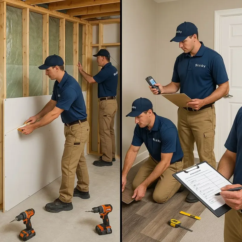 Repairs and Reconstruction process in Circle Pines, MN
